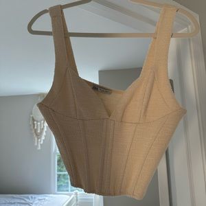 Zara corset top